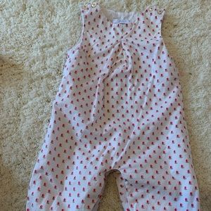 Jacadi Paris one piece baby girl outfit 6 months